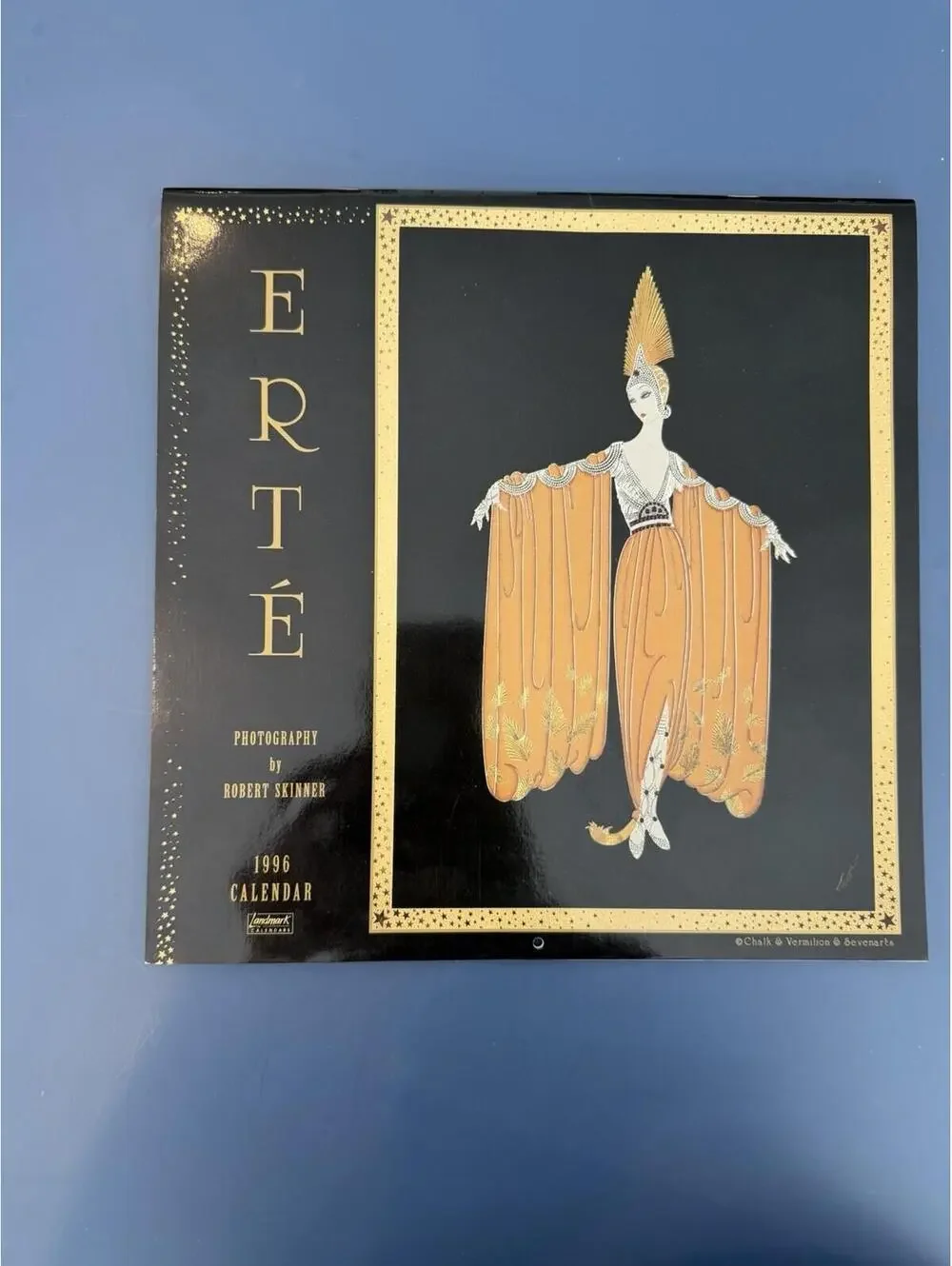 Vintage 1996 Art Deco Erte Calendar Amazing Art Rare